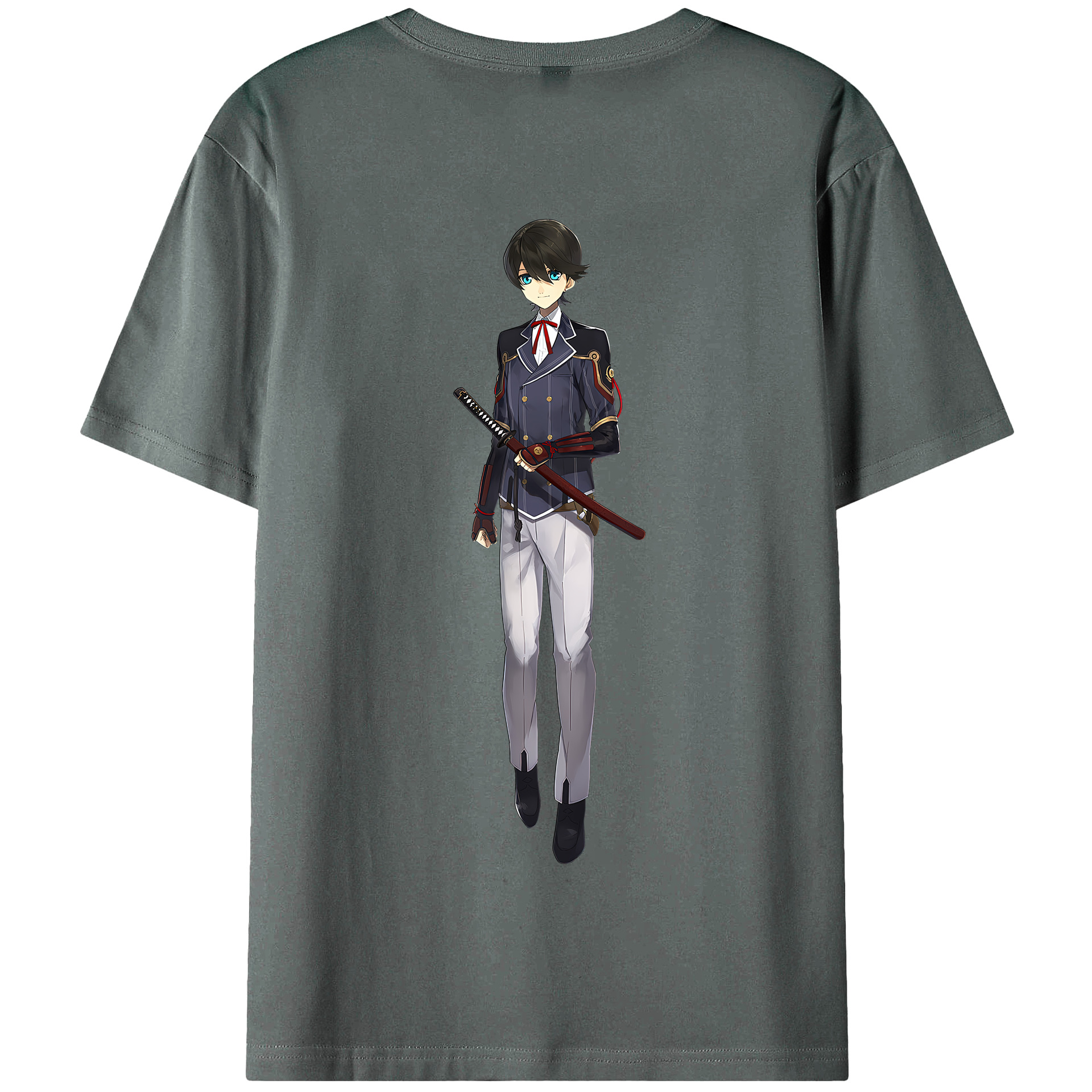 （画像用） 刀剣乱舞 Touken Ranbu 綿100％半袖Tシャツ（背面プリント）